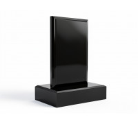 Прямоугольный памятник из габбро-диабаза 80x40x8 