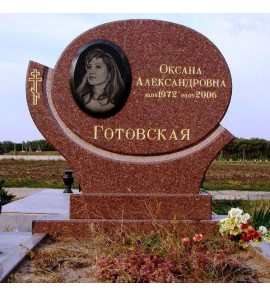 Элитный овальный памятник на могилу ts0383