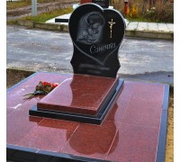 Памятник Сердце на могилу ребенку