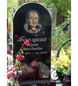 Стандартный овальный памятник из гранита ts0534