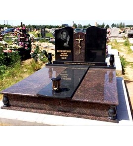 Памятник современный двойной на могилу ts0381